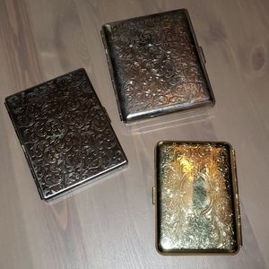 Set of 3 Cigarette Cases